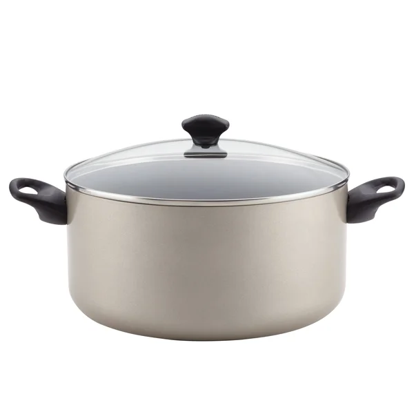 Farberware 10.5 qt Aluminum Nonstick Covered Stockpot - Champagne