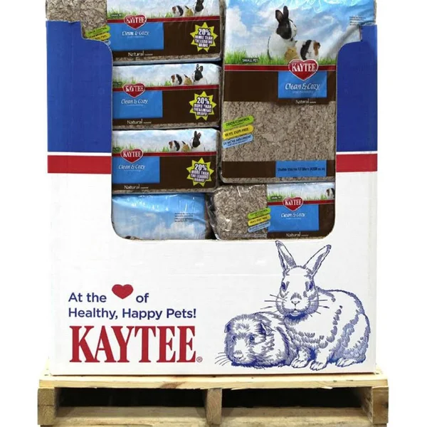 Kaytee Products Inc - Clean and Cozy Small Animal Pet Bedding Natural - 72 Liter