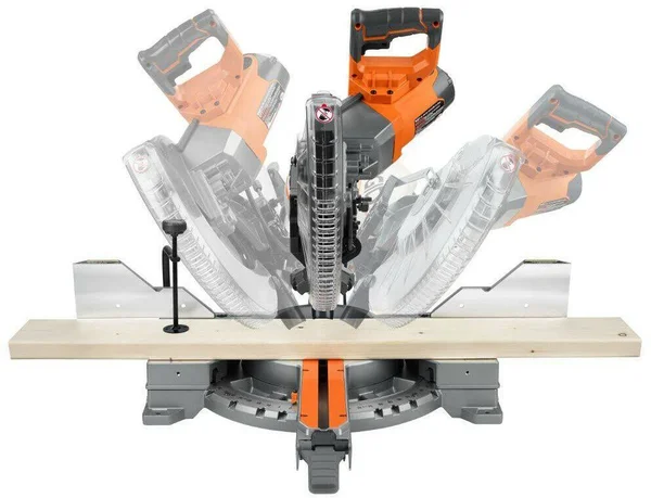 Ridgid 15 Amp Corded 12 in. Dual Bevel Sliding Miter Saw with 70 Miter Capacity