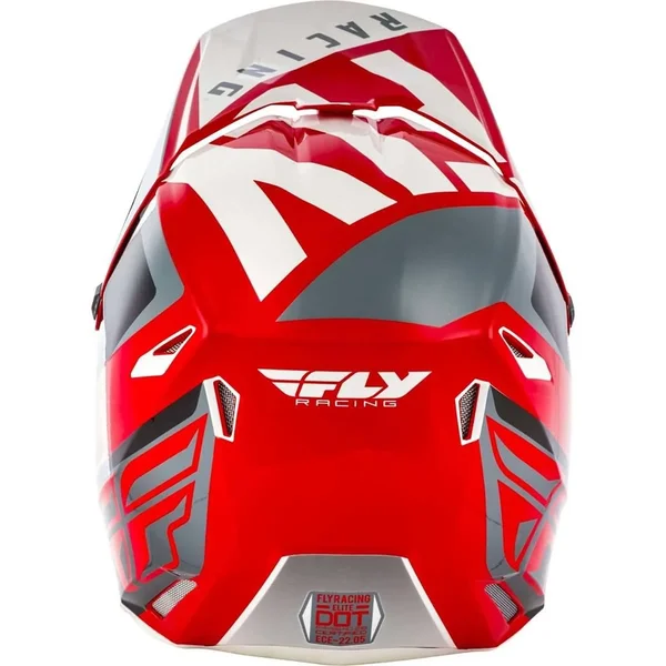 Fly Racing 73-8618-6 Elite Vigilant Helmet Orange/Black MD