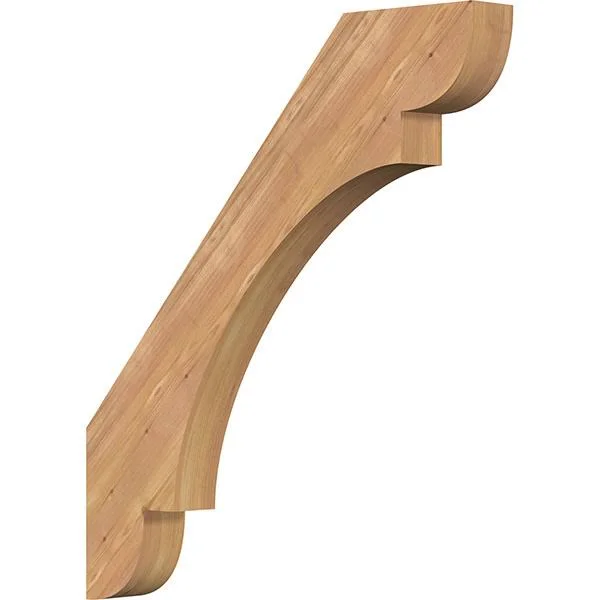 3 1/2x22W x 30x22D x 34x22H Olympic Smooth Brace, Western Red Cedar