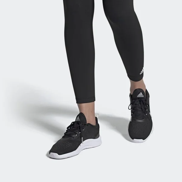 Women's Adidas Novamotion Training Shoe - Black/White - Size 9
