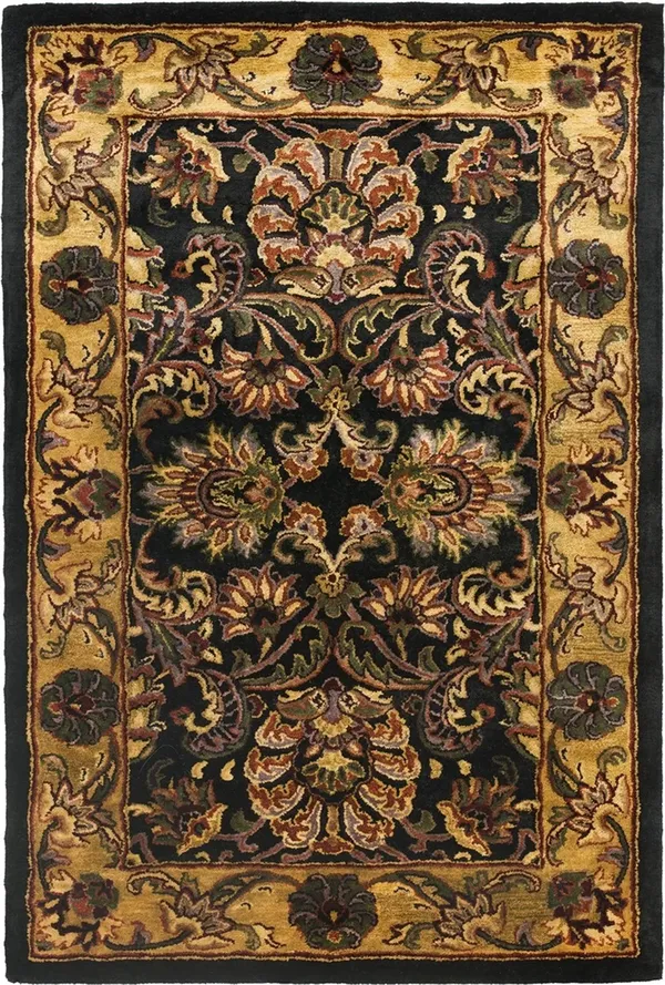 Safavieh Golden Jaipur Gj275a 8& Round Navy, Gold Rug