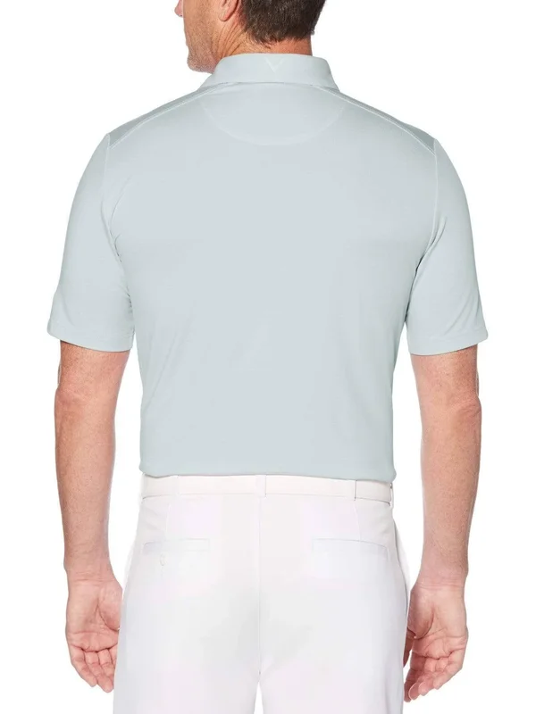 Callaway Men's Cooling Micro Hex Polo Shirt, Carnival Glass Green, Size 3XL, Polyester/Spandex