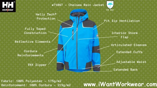 Helly Hansen Men's Racer Blue Chelsea Shell Jacket