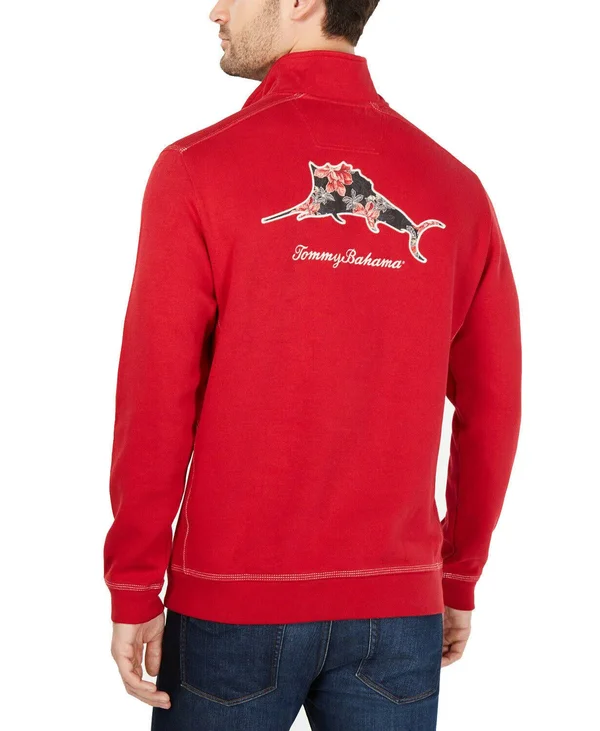 Tommy Bahama Mens Poinsettia Marlin Sweatshirt (XXXL/TTTG, Scooter Red)