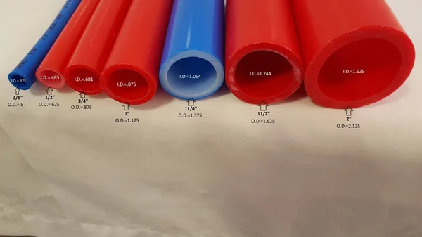 1& - 100& Coil - Red Certified Non-Barrier PEX Tubing Htg/Plbg/Potable Water