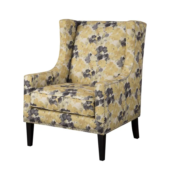 Madison Park Barton Wing Chair - Yellow