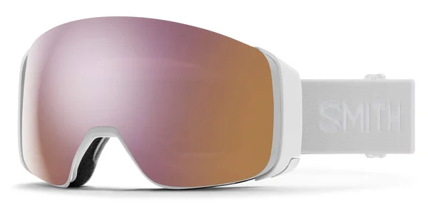 Smith 4D Mag Asia Fit Goggles in White Vapor