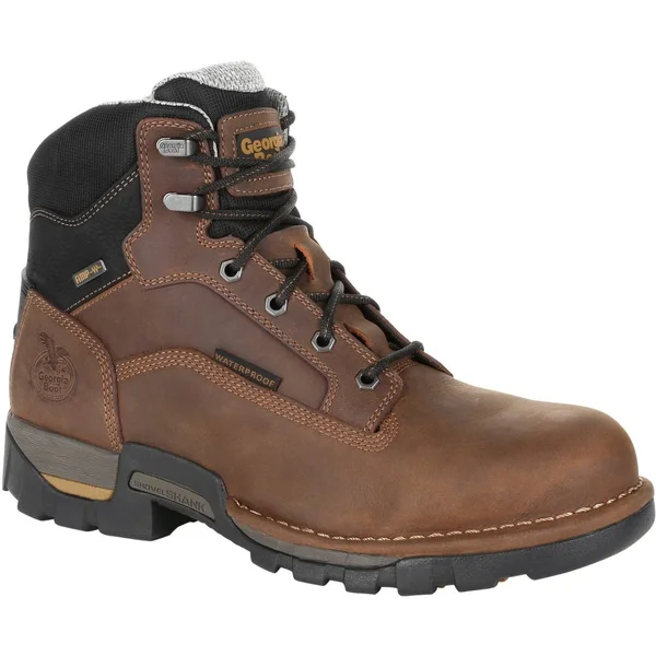 Georgia Boot Eagle One Steel Toe Work Boot, Men's, Dark Brown, Size 9, Boots