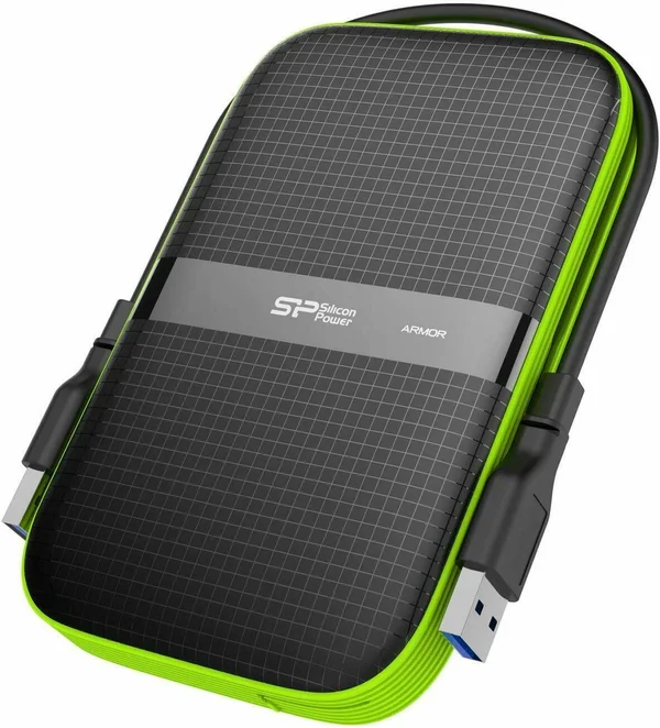 Silicon Power 1TB Black Rugged Portable External Hard Drive Armor A60, Shockproof USB 3.0 for PC, Mac, Xbox and PS4