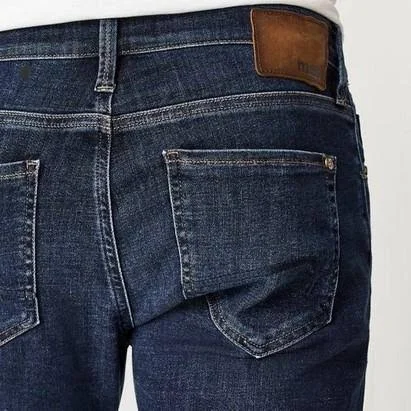 Mavi Men's Zach Straight Leg in Deep Portland, Men's Jeans