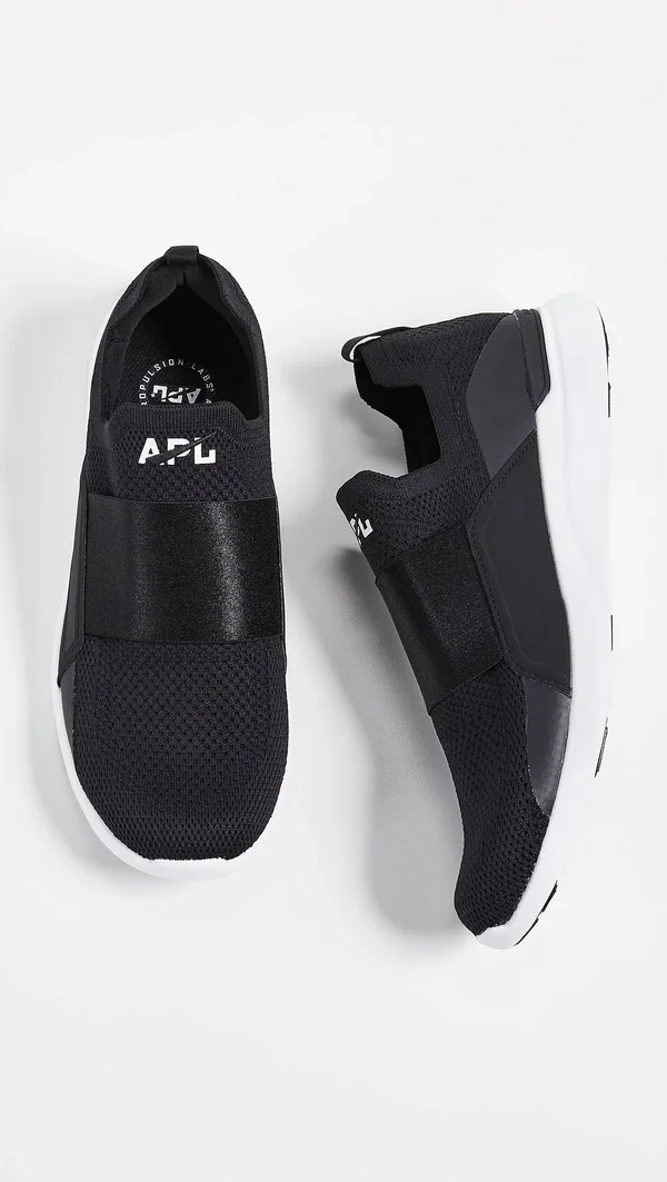 APL Men's Techloom Bliss Black/White Shoes in Size 11.5 - Athletic Propulsion Labs