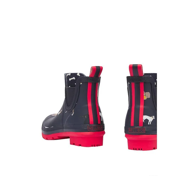 Joules Short Height Printed Rain Boots