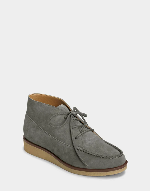 Aerosoles Women's Greenhouse Chukka Boot - Size: 5, Grey Genuine Suede