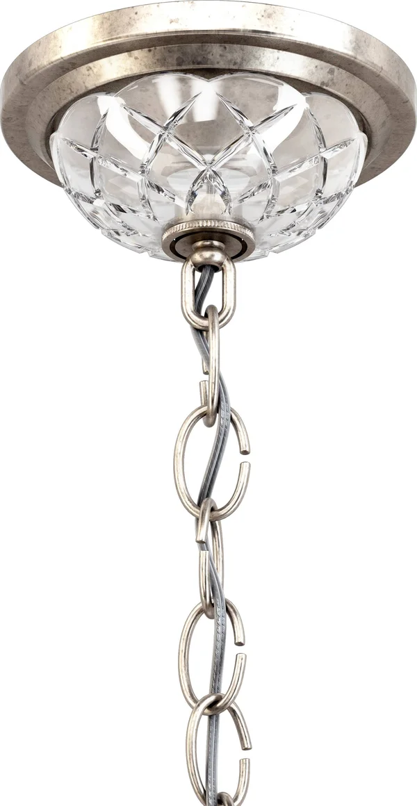 Schonbek 1241-48 Bagatelle Pendant Lighting in Antique Silver