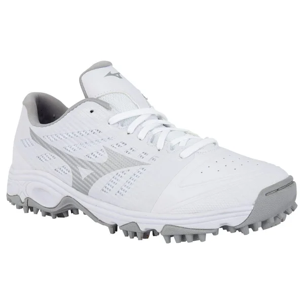 Mizuno Men's Ambition All Surface Low Turf Shoe - White, 10