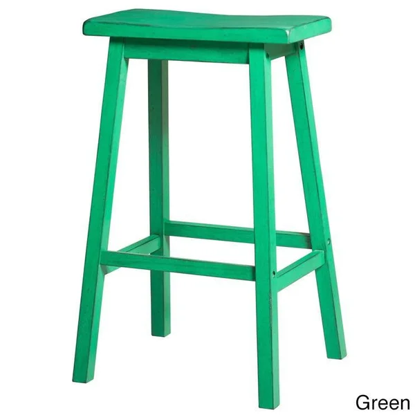 Acme Gaucho Counter-Height Stool, Antique Oak, Set of 2