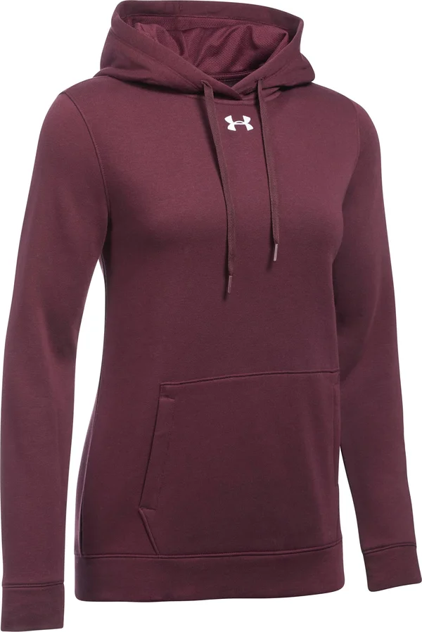 Under Armour Women's Maroon Hustle Fleece Hoody