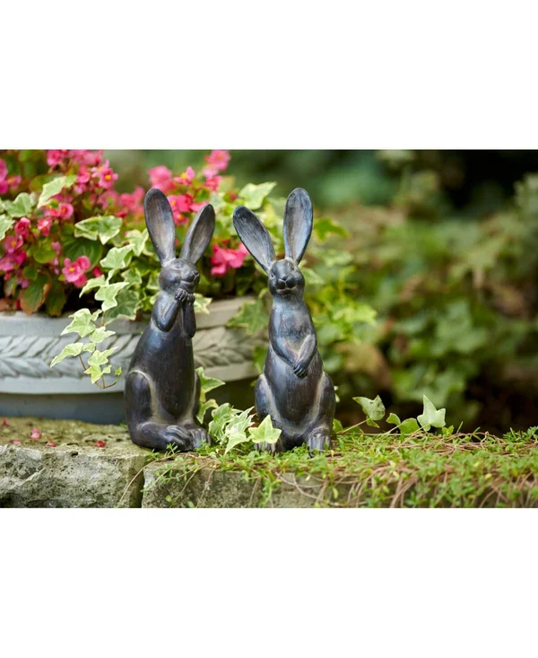 Rabbit (Set of 2) 11.5x22H Resin