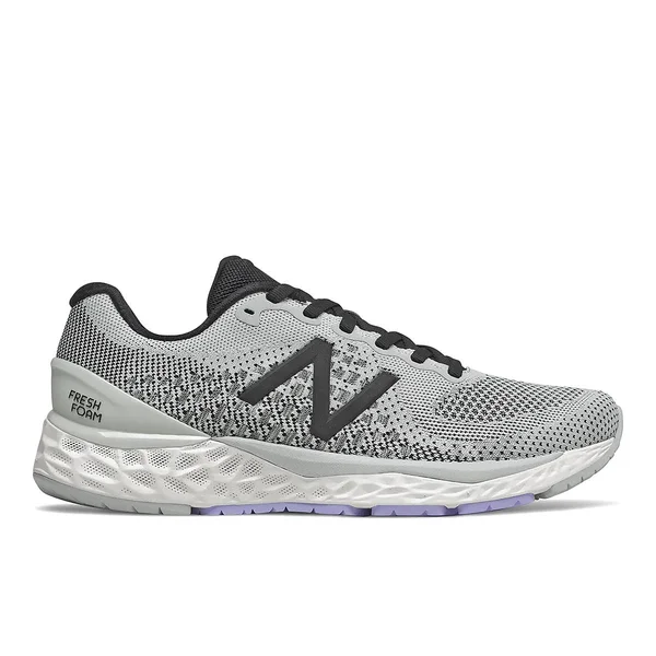 Women's New Balance Fresh Foam 880 V10 Light Aluminum/Black 9 B