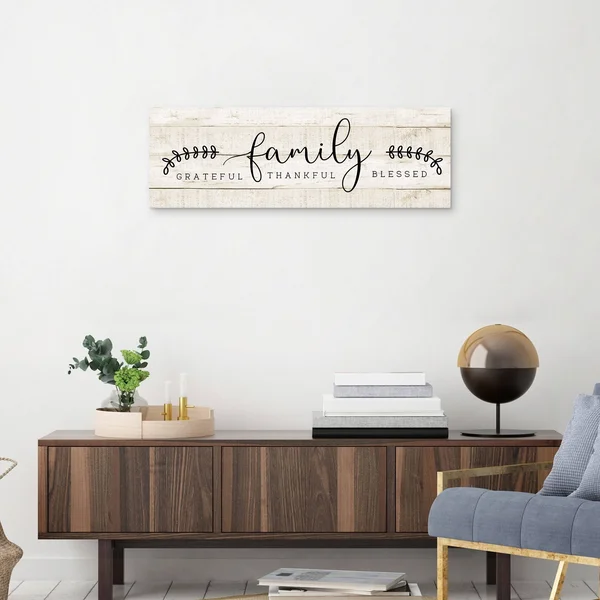 Family by CAD Designs Canvas Art Print - 12x36