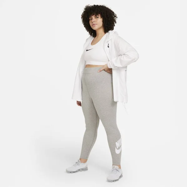 Nike Womens Plus Size Essential Leggings 2.0 - Grey/White