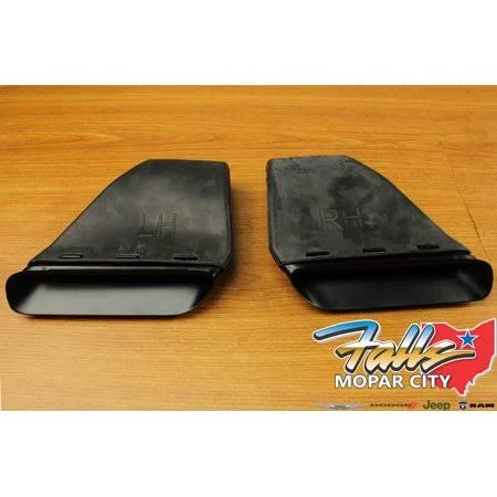 2008 - 2014 Dodge Challenger R/T & SRT8 Hood Scoops Set of Two Mopar OEM