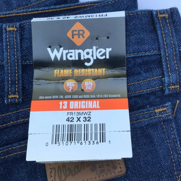 Wrangler Men's FR Flame Resistant Original Fit Jean