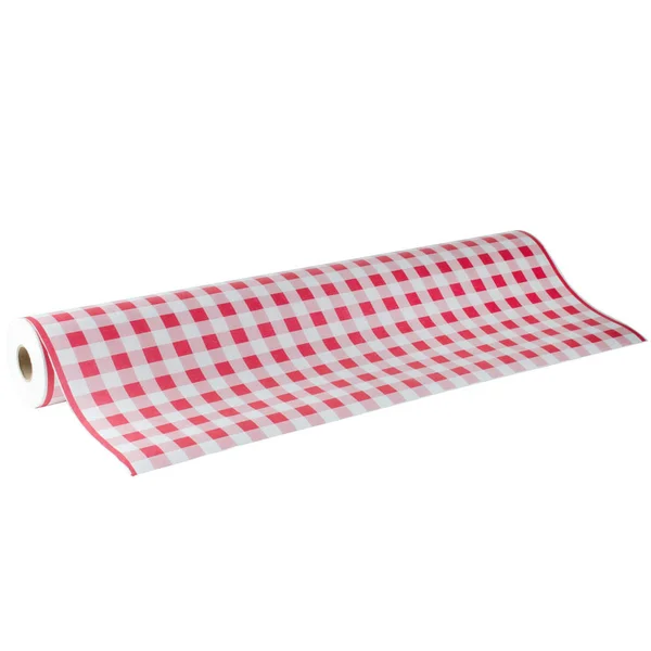 300 Foot Red Gingham Paper Table Cover