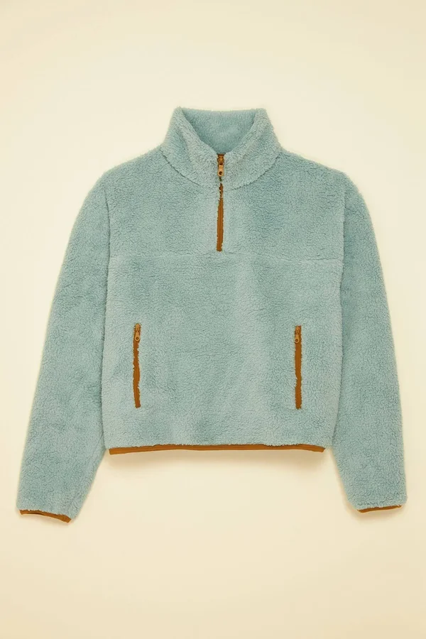 Girlfriend Collective Ice Half-Zip Fleece