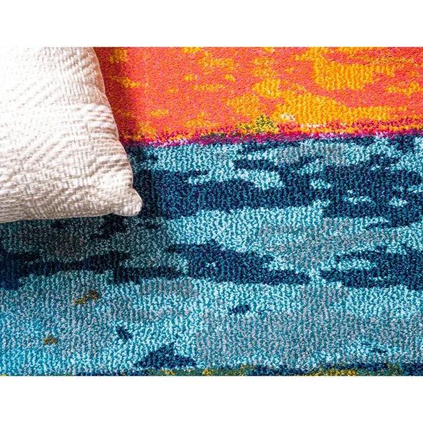 Unique Loom Milan Estrella Area Rug - Multi - 9& x 12&