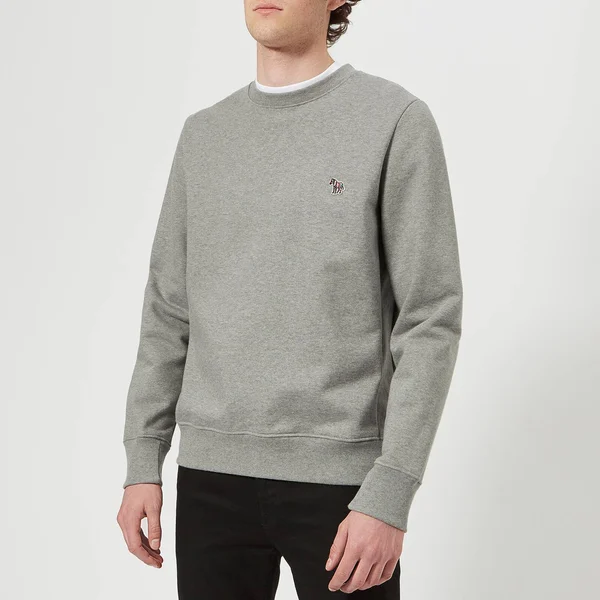 PS by Paul Smith Crew Neck Zebra Sweatshirt Colour: Grey, Size: XXL