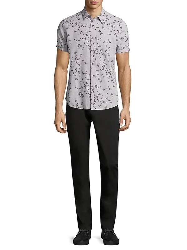 Theory Men's Haydin Slim-Straight Pants - Gray Size 34