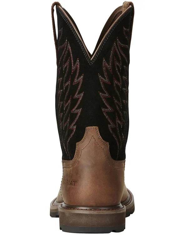 Ariat Men's Groundbreaker Work Boots - Brown/Black