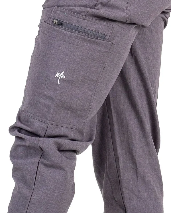 Men's Bambi Gray Jogger Scrub Pants Xs