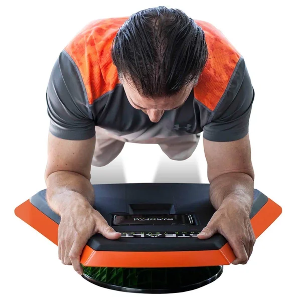 Stealth Core Trainer Personal - Dynamic AB Plank Workout - Interactive Fitness Board (Orange)