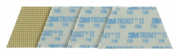 3M 86020 Polishing Pad - Blue, Shape Trapezoid, PK4, Size: 5