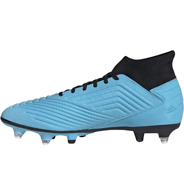 Adidas Performance Predator 19.3 Soft Ground Boots - Bright Cyan - Mens Football Boots