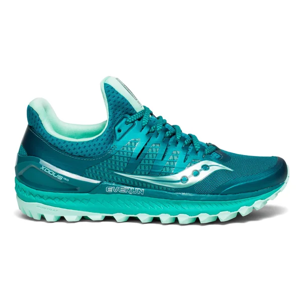 Saucony Womens Xodus ISO 3 Performance Sport Running Shoes - Women's, Size: 5.5, Green