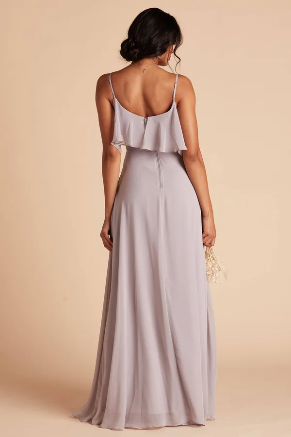 Birdy Grey Jane Convertible Chiffon Bridesmaid Dress in Lilac L - Lilac