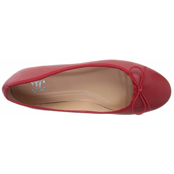 Journee Collection Vika Ballet Flat - Women's, Red, Size 8.5, Flats, Ballet