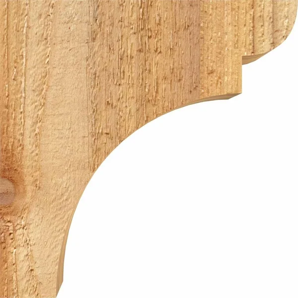 4x22W x 10x22D x 26x22H Yorktown Rough Sawn Corbel, Western Red Cedar