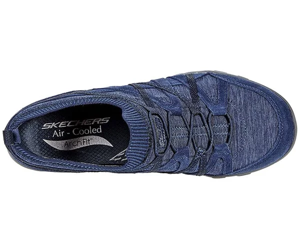 Skechers Arch Fit Comfy - Bold Statement Women's Shoes Navy : 5 B - Medium