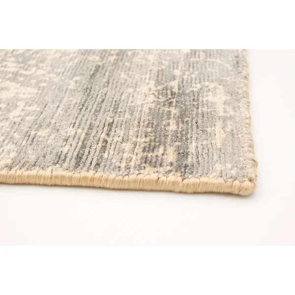 Hand Loomed Galleria Dark Grey Viscose Rug 5&0x22 x 7&4x22