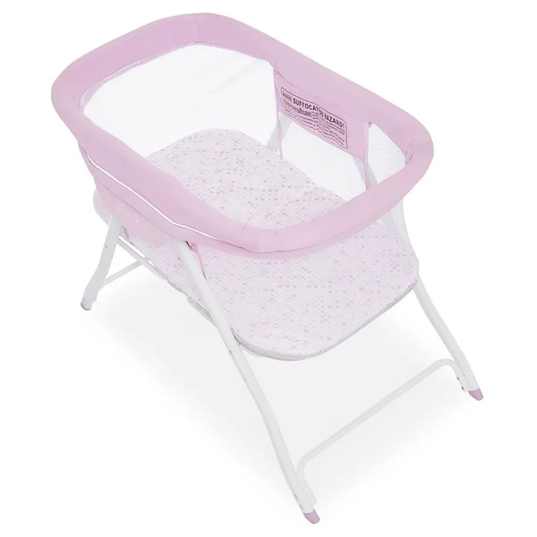 Dream on Me Poppy Traveler Portable Bassinet - Pink/Purple