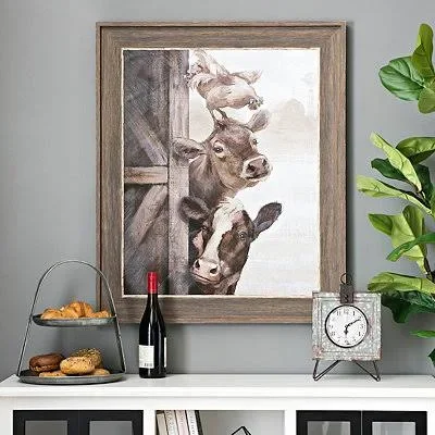 Looking for Trouble Animals Framed Art Print