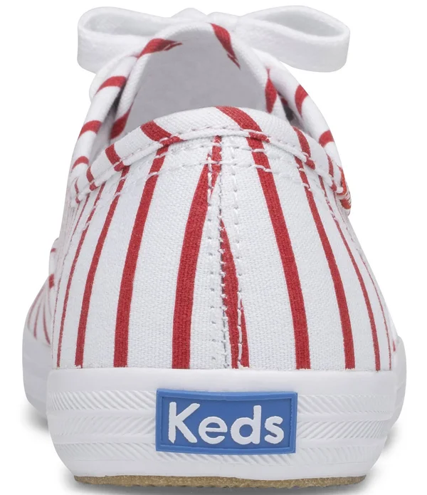 Keds Women's Champion Breton Stripe Size: 10M, White Navy