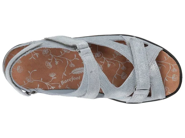 Drew Women's Lagoon Hook and Loop Sandal - Denim Dusty Leather