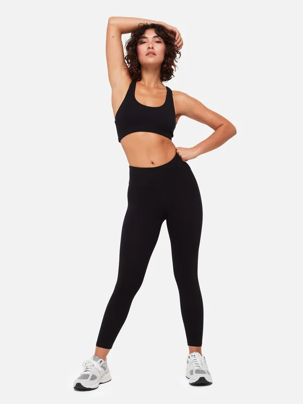 Organic Stretch Legging Jet Black - 2x